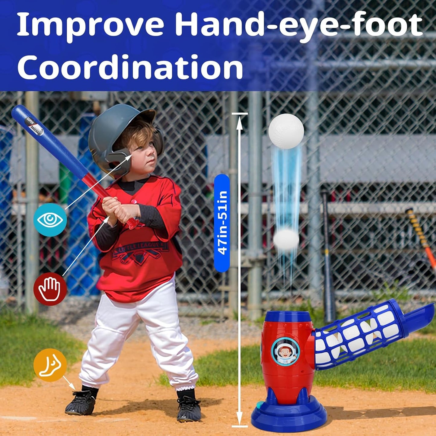 Fun Outdoor Sports Toys: Youth Baseball Training Set