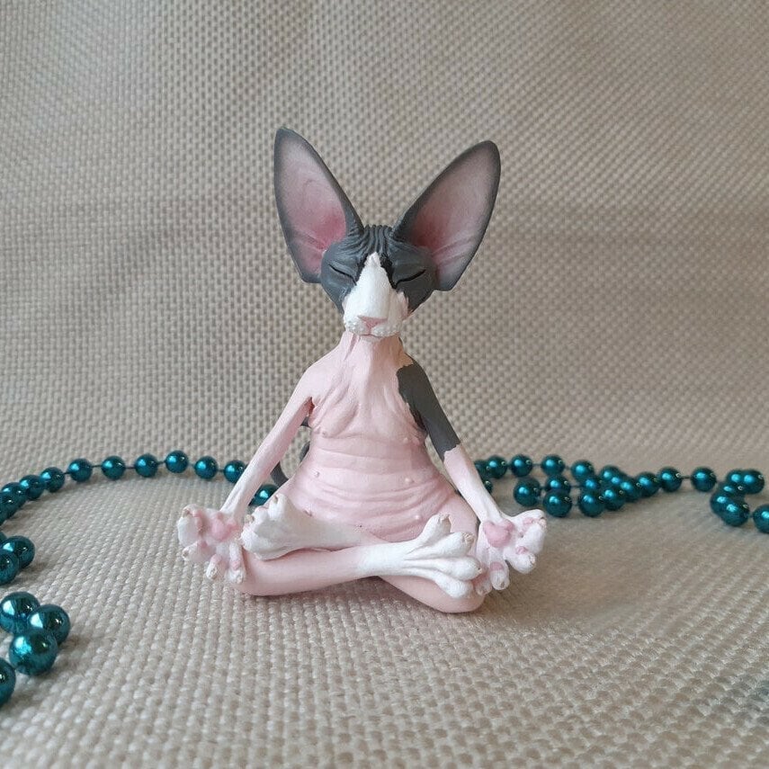 🔥Last Day Promotion🔥😻Sphynx Cat Meditate Yoga(BUY 2 FREE SHIPPING)