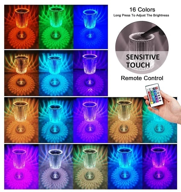 (🔥Hot Sale NOW- SAVE 48% OFF) Touching Control Crystal Lamp 💎 (BUY 2 GET FREE SHIPPING)